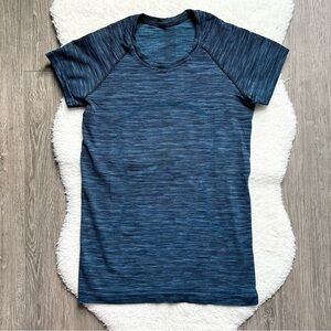 Lululemon Turquoise Swiftly Tech Short Sleeve Athletic Top